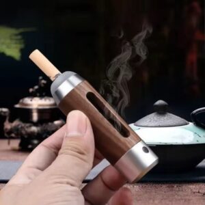 No Ash Fall Car Ashtray With USB Lighter